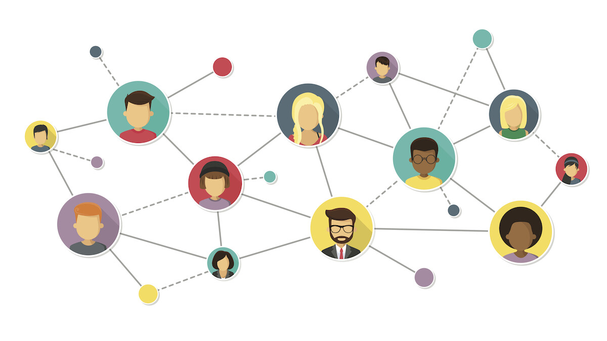 Networking connections visualization